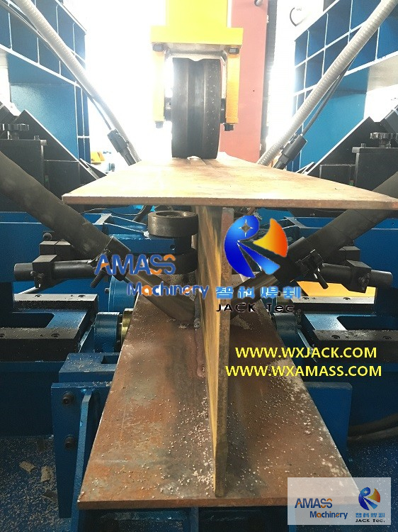 ZHJ8015 H Beam Assembly Weld Straighten Machine Integral for Steel Structure